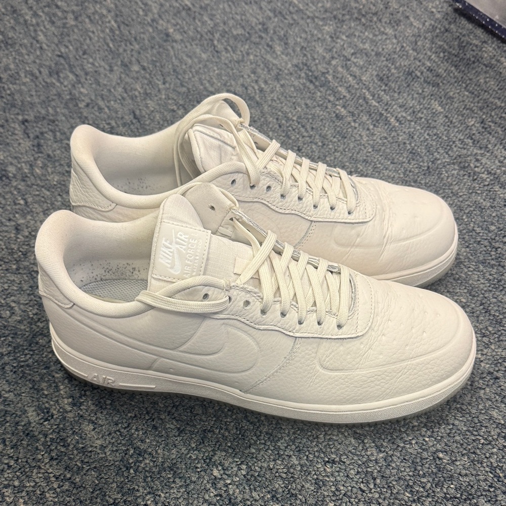 Nike Air Force 1 Triple White Sneakers - Water Proof - Men’s Size 10